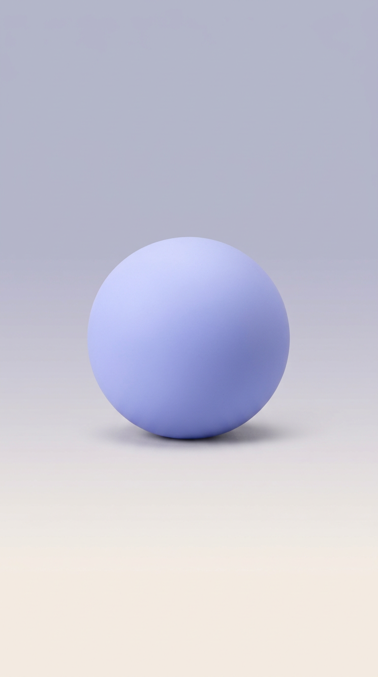 Lavender Silicone Slow-Rise Squishy Ball
