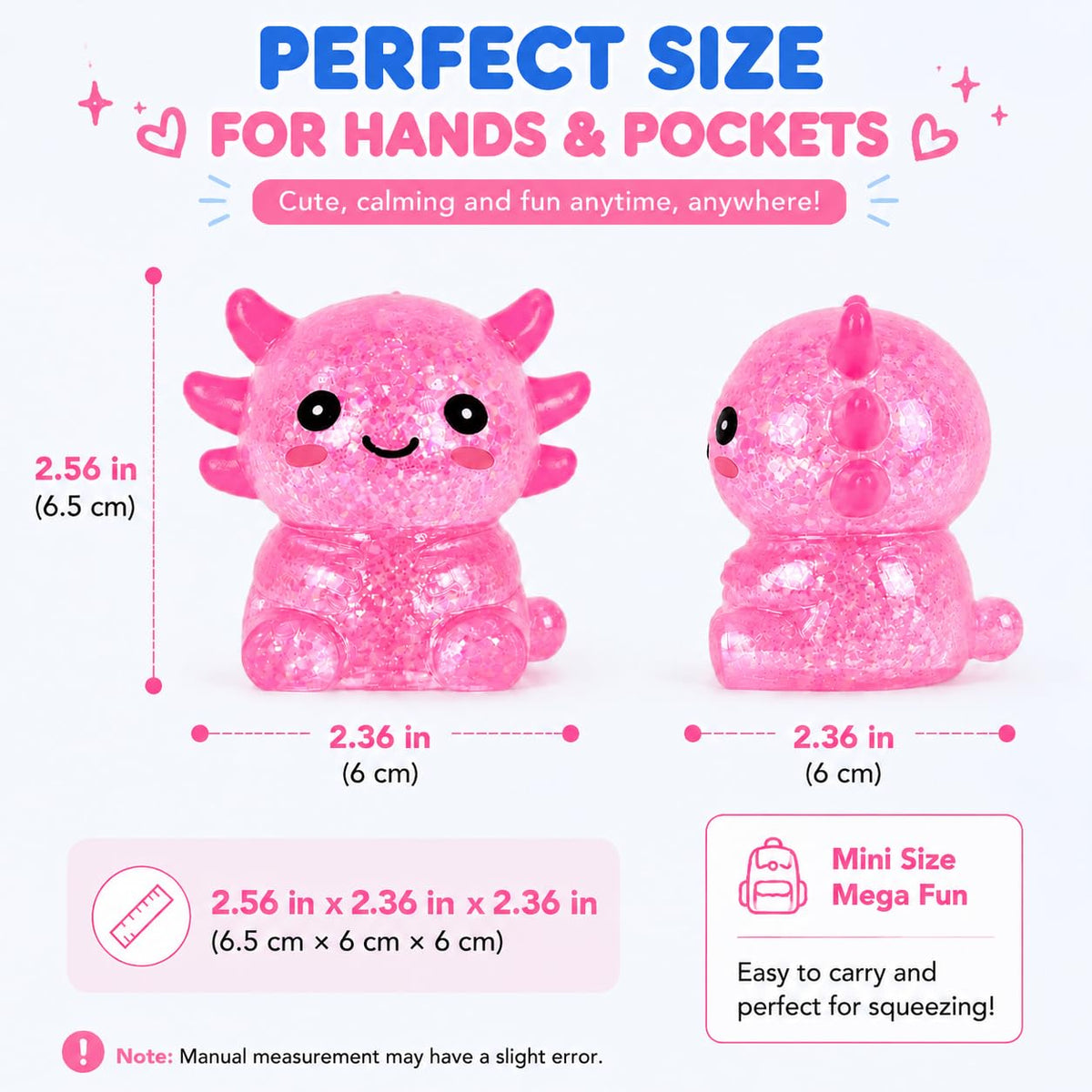 Axolotl Squishy Sensory Fidget Toy