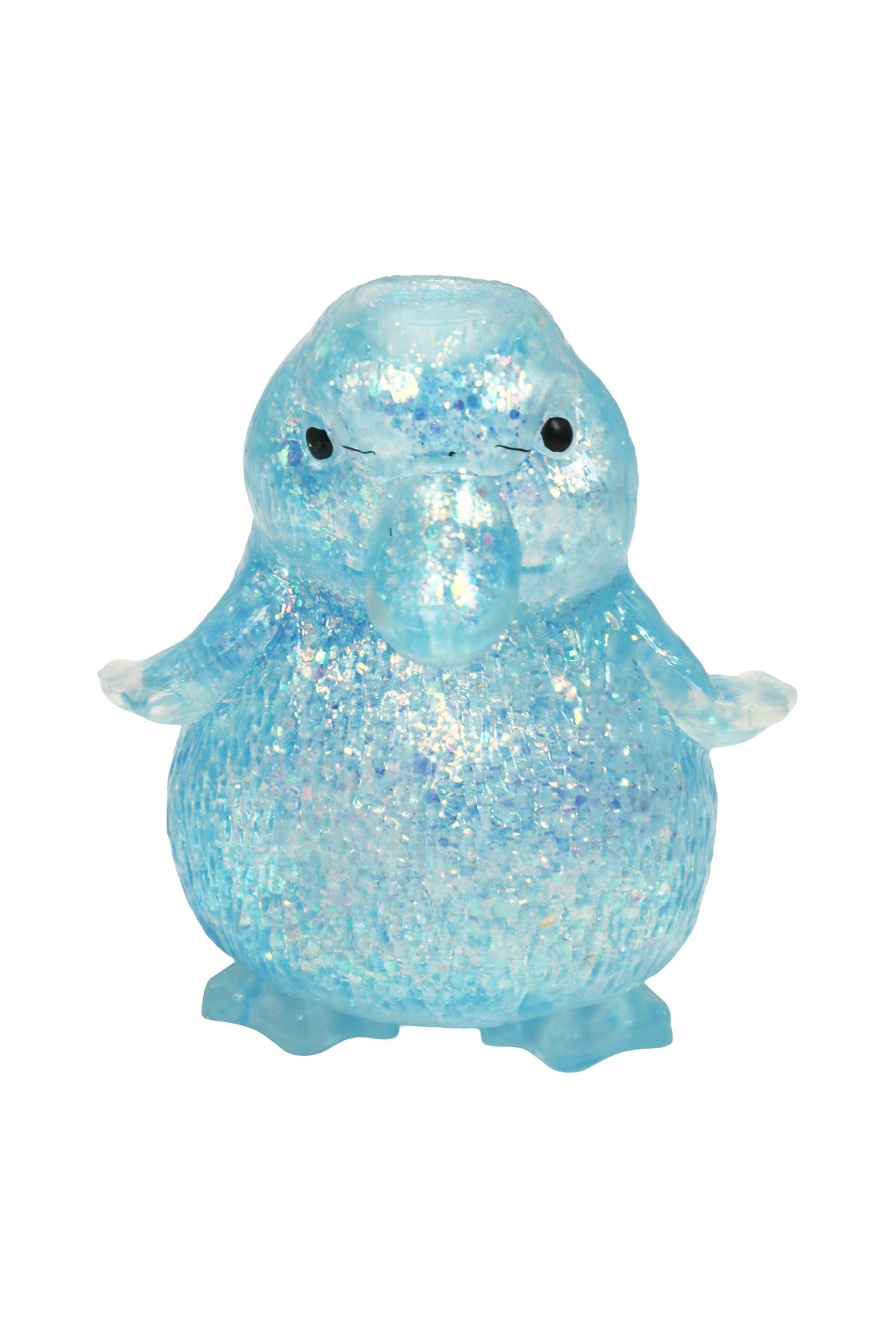 Penguin Glittery Maltose Squishy Toy