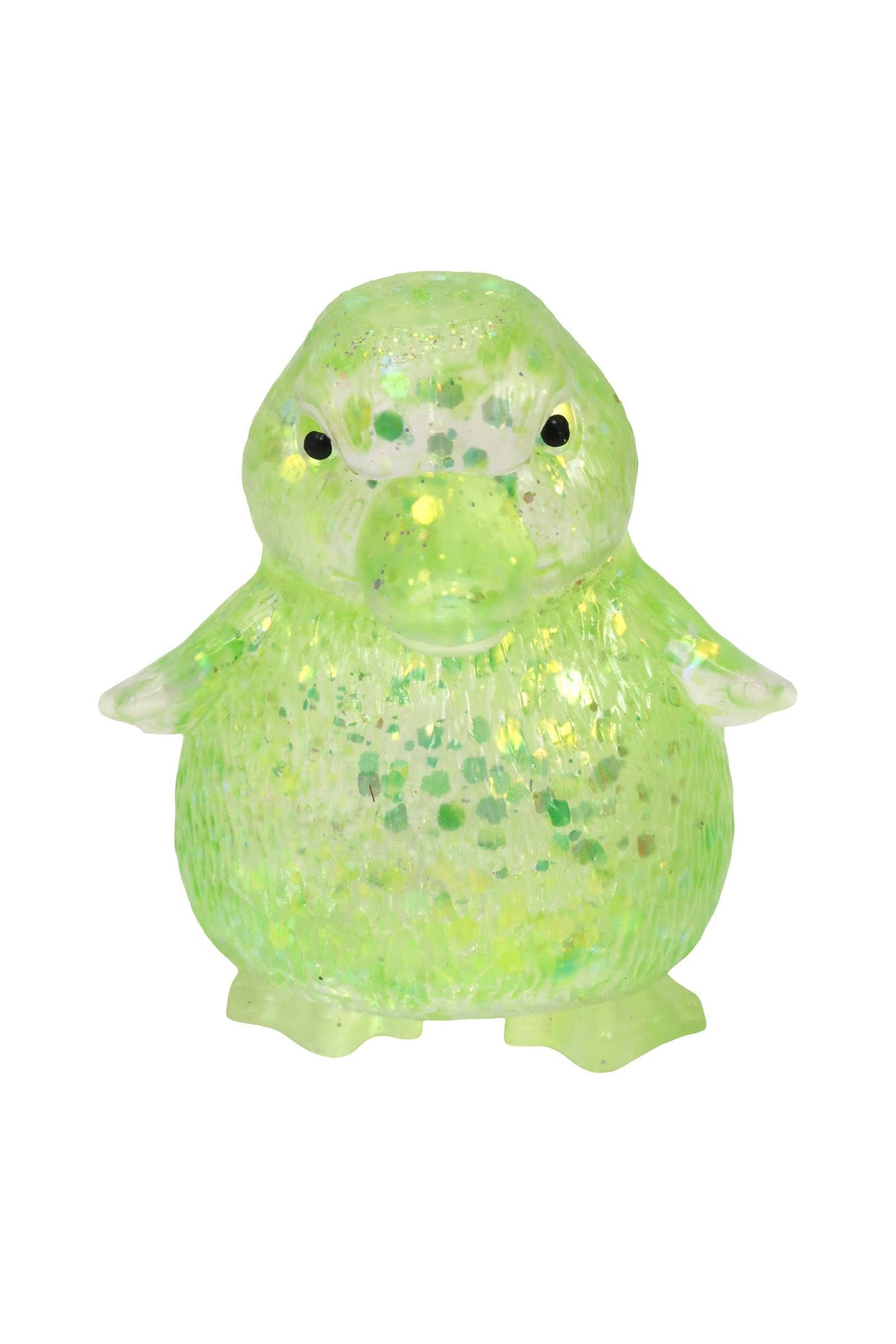 Penguin Glittery Maltose Squishy Toy